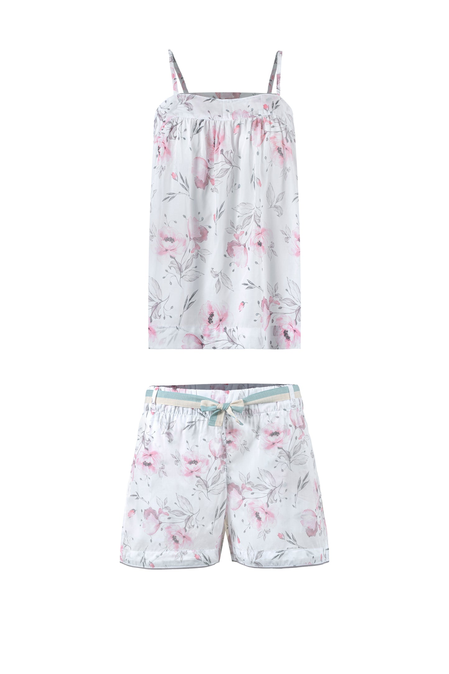 Blossom Askılı Bluz Şhort Takım
