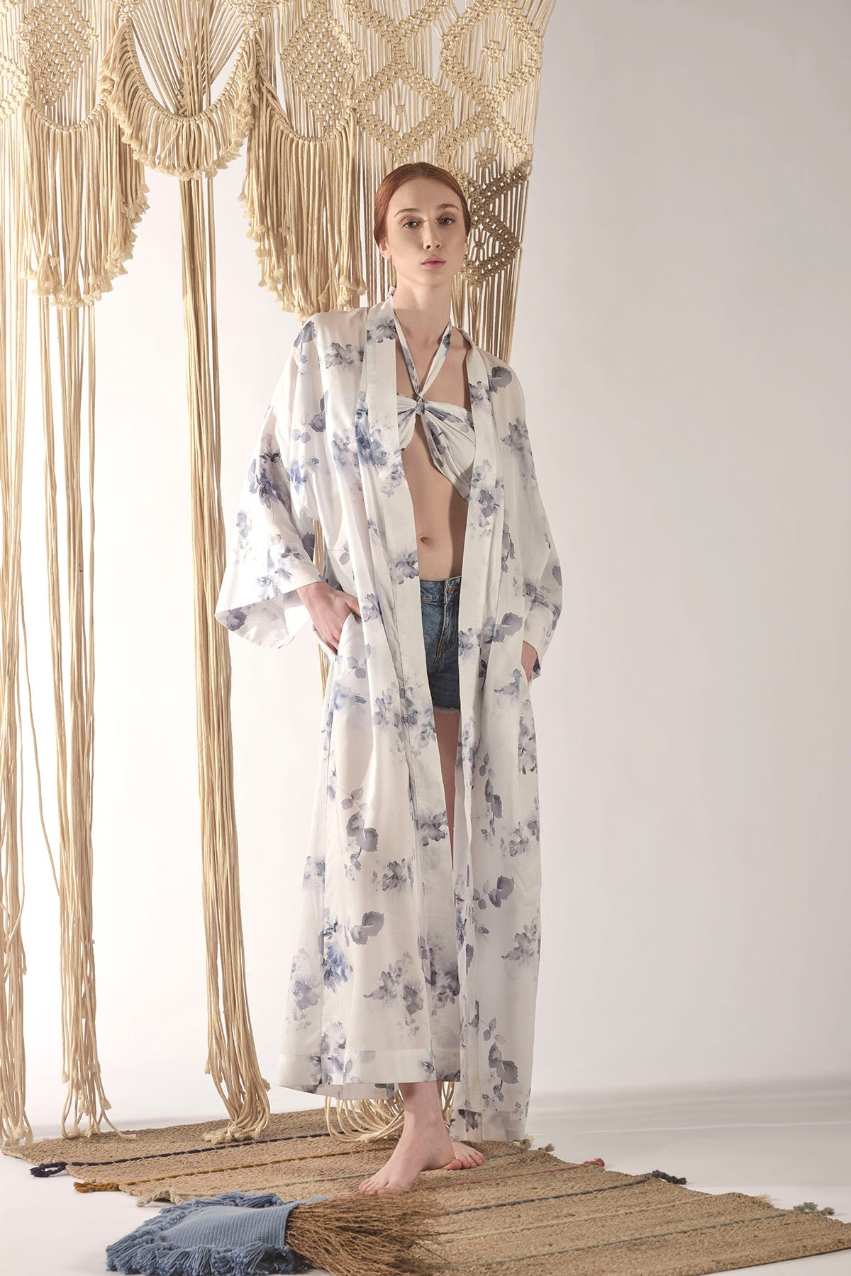 Bleu Blanc Kimono