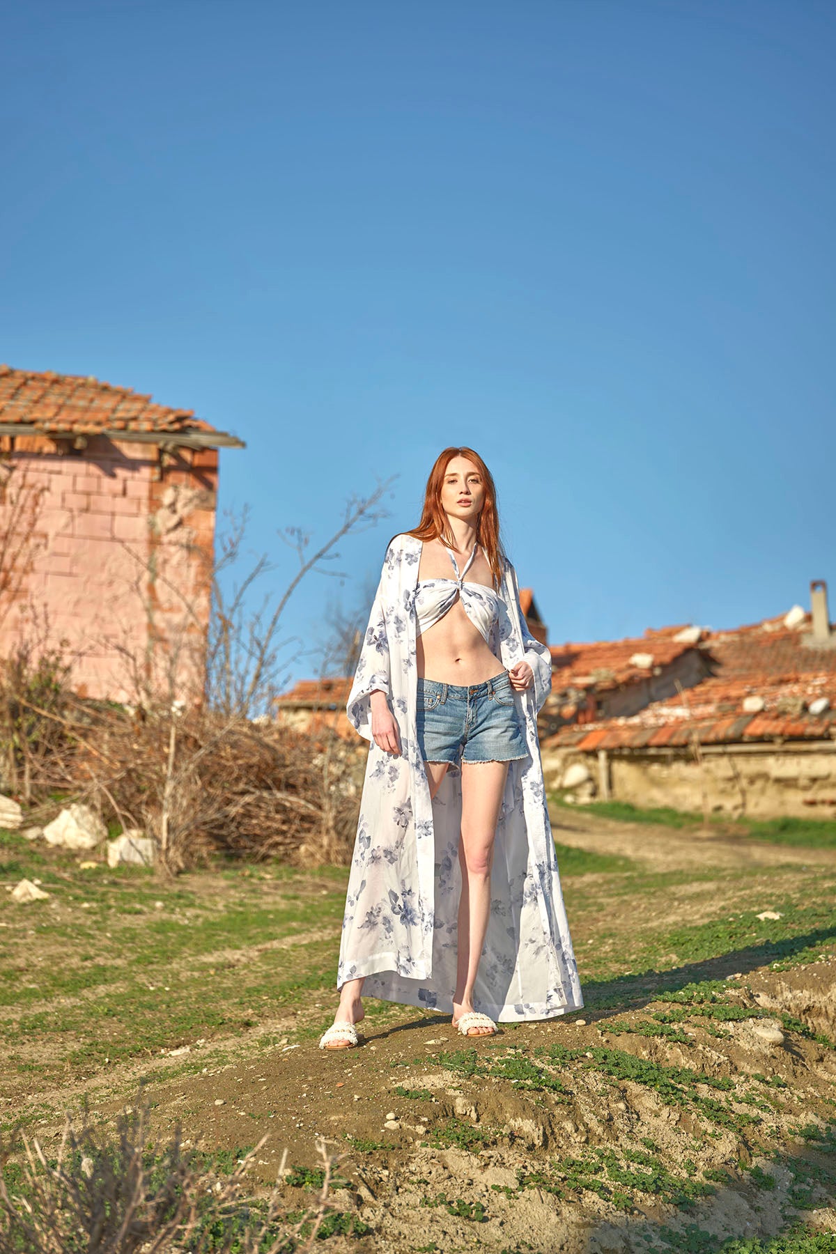 Bleu Blanc Kimono