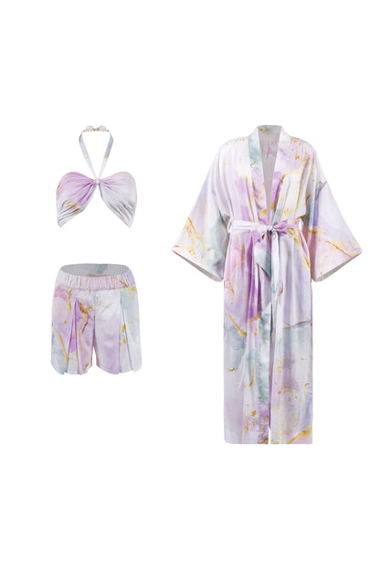 Quartz Büstiyer Short Kimono Takım