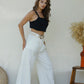 First Lady Beyaz Pantolon